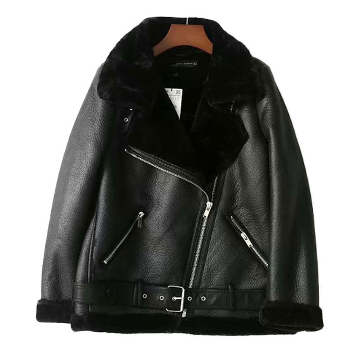 Elena™ | Luxury Winter Lambskin Coat