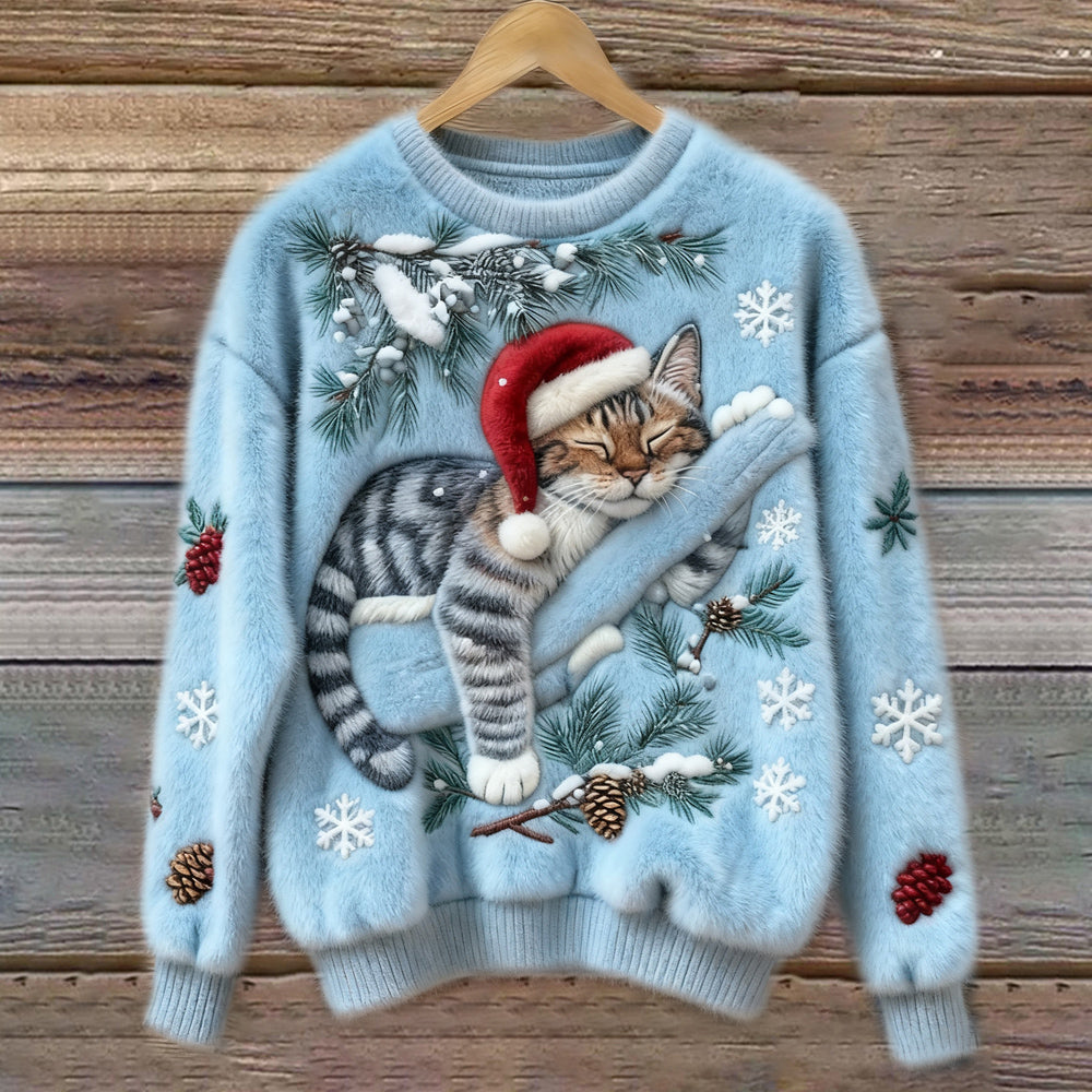 Nina | Christmas Cat Sweater