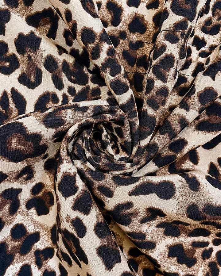 Alana | Reversible Hooded Coat with Leopard Print