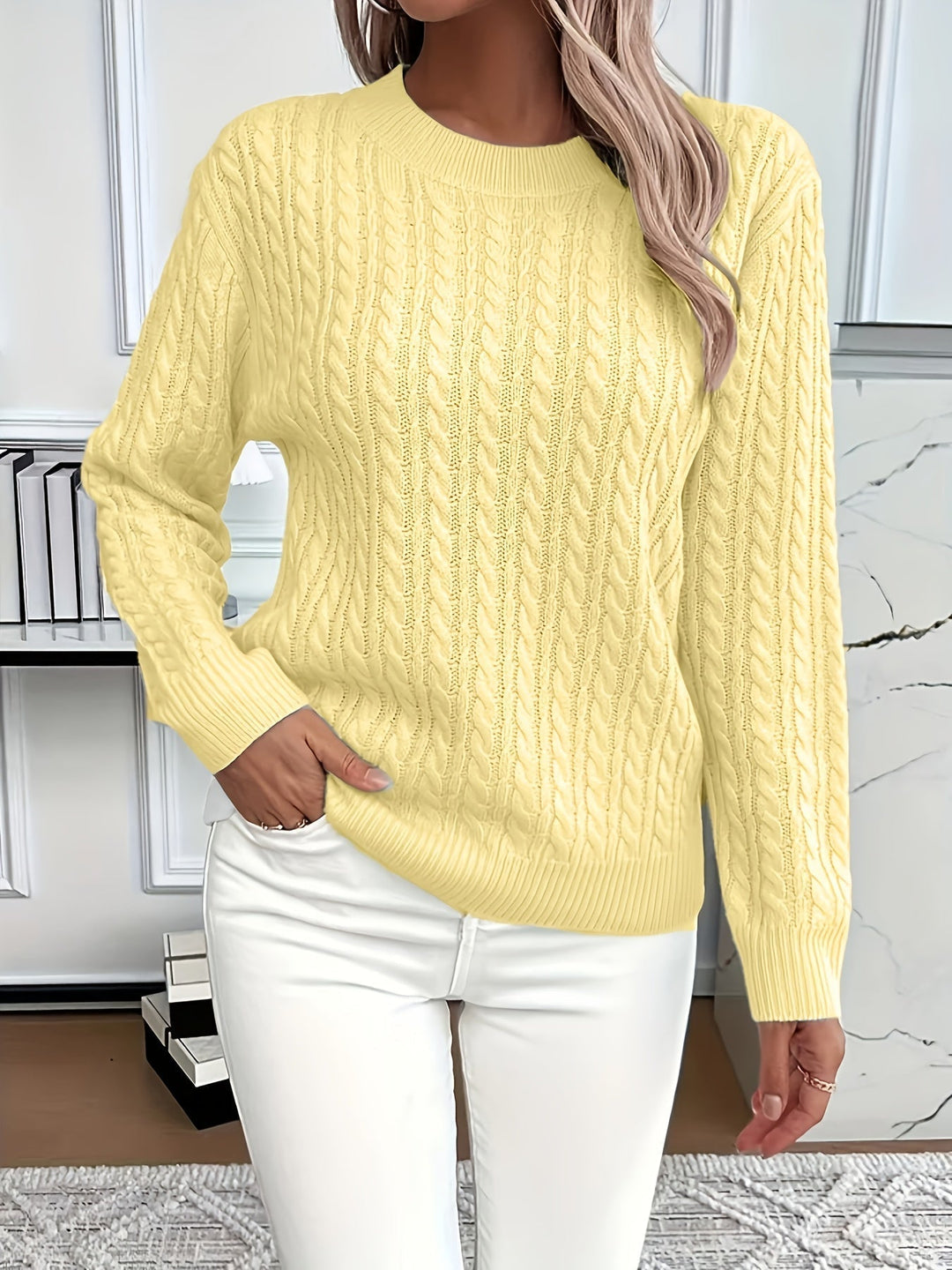 Madison | Timeless Cable Sweater