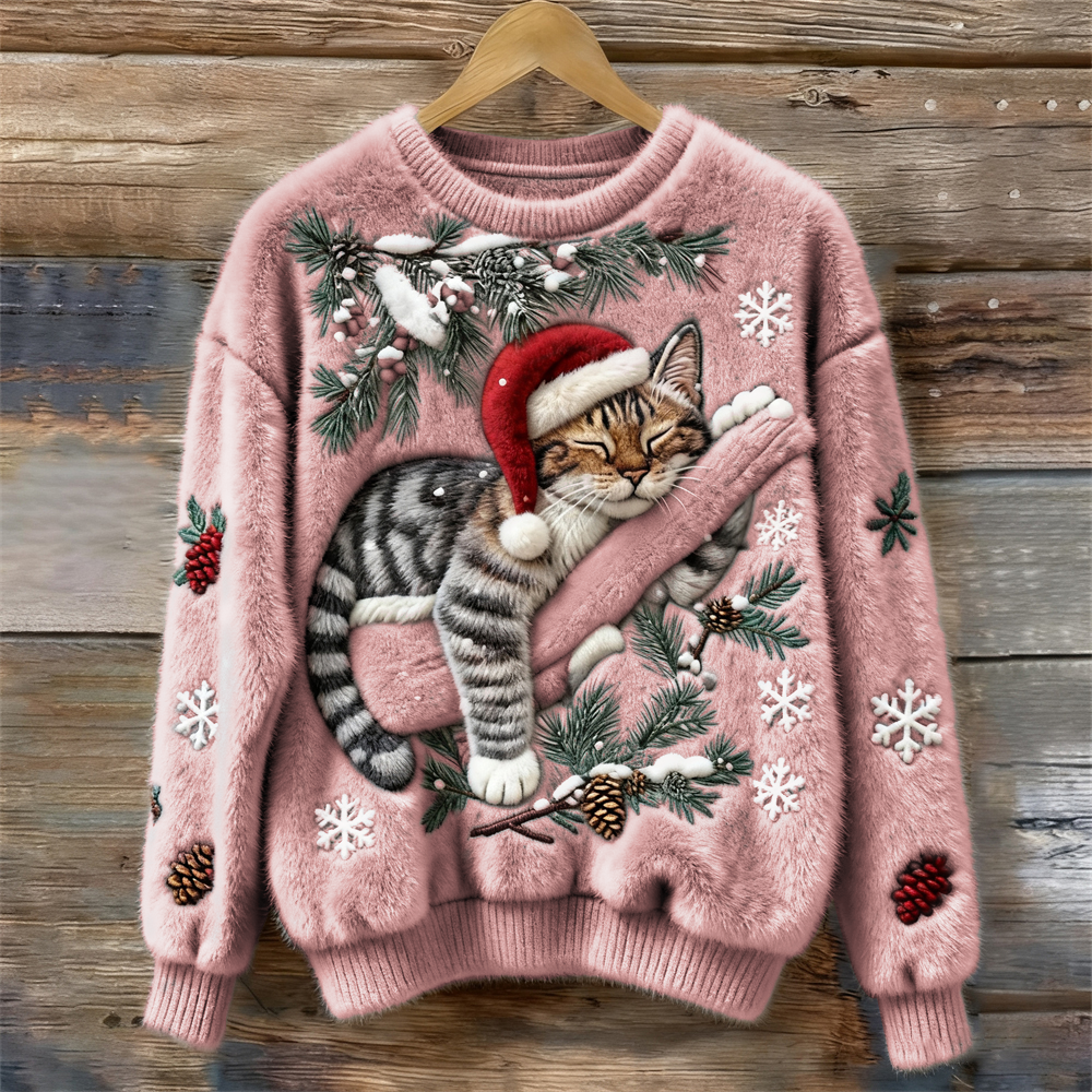 Nina | Christmas Cat Sweater